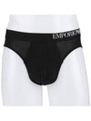 Logo 3 Pack Briefs Black - EMPORIO ARMANI - 3