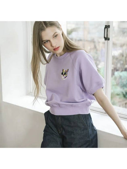 Wapen Fancy Kitty Half Sweat Shirts LAVENDER - LE SOLEIL MATINEE - BALAAN 2