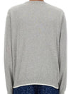 Bold Fox Head Cotton Cardigan Grey - MAISON KITSUNE - BALAAN 4