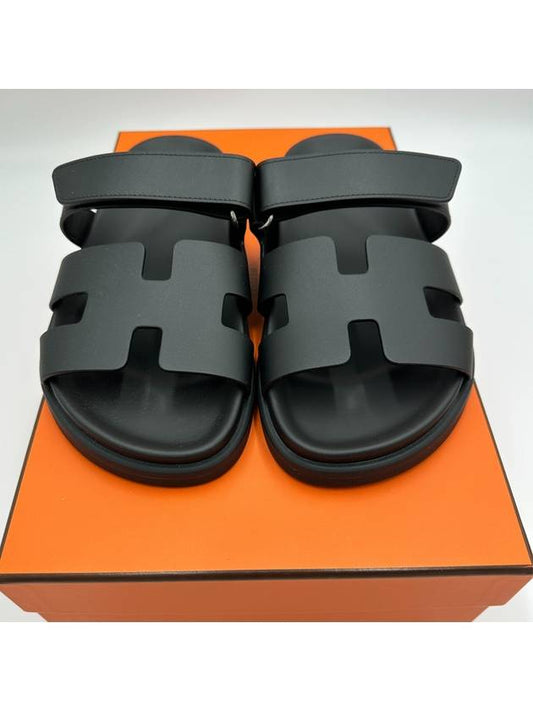 Chypre Calfskin Sandals Blanc - HERMES - BALAAN 2