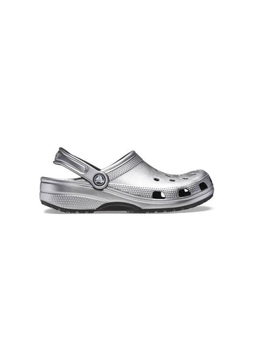 Classic Clog Sandals Silver - CROCS - BALAAN 1