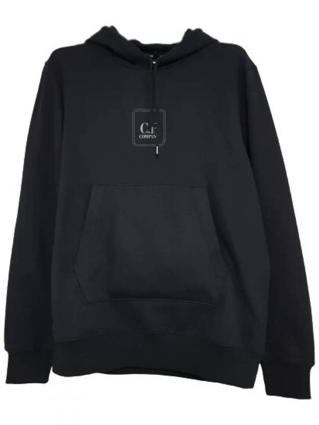 Graphic Logo Hoodie Black - CP COMPANY - BALAAN 3