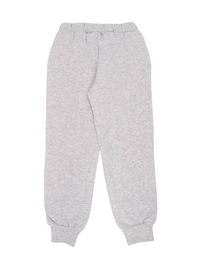 Kids brushed sweatpants 2373013294 GRAY MELANGE - MINI RODINI - BALAAN 2