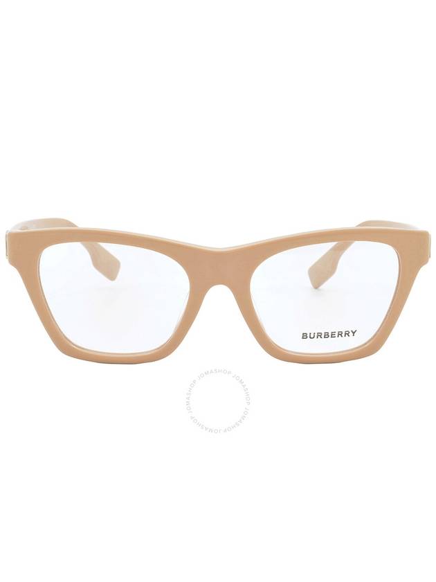 Eyewear Alo Square Horn-rimmed Glasses Beige - BURBERRY - BALAAN 2