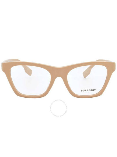 Eyewear Alo Square Horn-rimmed Glasses Beige - BURBERRY - BALAAN 2