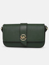 Greenwich Small Saffiano Leather Sling Cross Bag Green - MICHAEL KORS - BALAAN 2