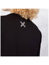 Cross Women's Black Brushed Sweatshirt 2SW830 E178 - KENZO - BALAAN 3