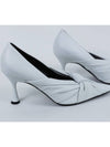 Twist Drapy Leather Pumps White - BALENCIAGA - BALAAN 5