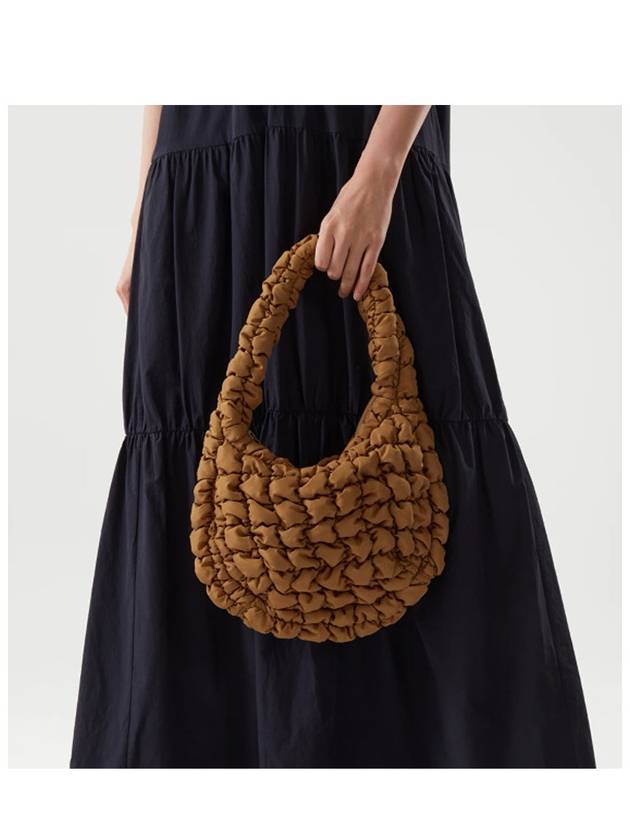 Quilted Mini Shoulder Bag Brown - COS - BALAAN 5