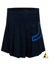 Women's Naomi Pleated Skirt Navy - J.LINDEBERG - BALAAN 2