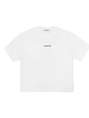 Stamp Logo Cotton Short Sleeve T-Shirt White - ACNE STUDIOS - BALAAN 3