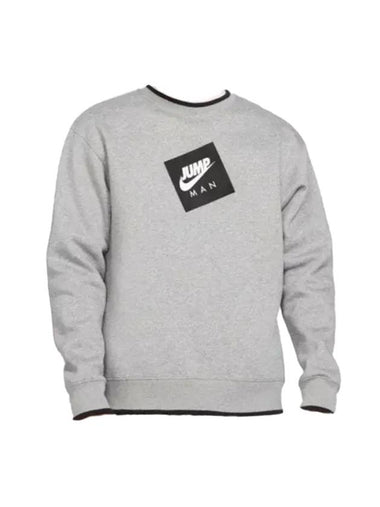 Jordan Jumpman Crew Sweatshirt Grey - NIKE - BALAAN 1