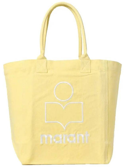 Yenky Embroidered Logo Large Shopper Tote Bag Yellow - ISABEL MARANT - BALAAN 2