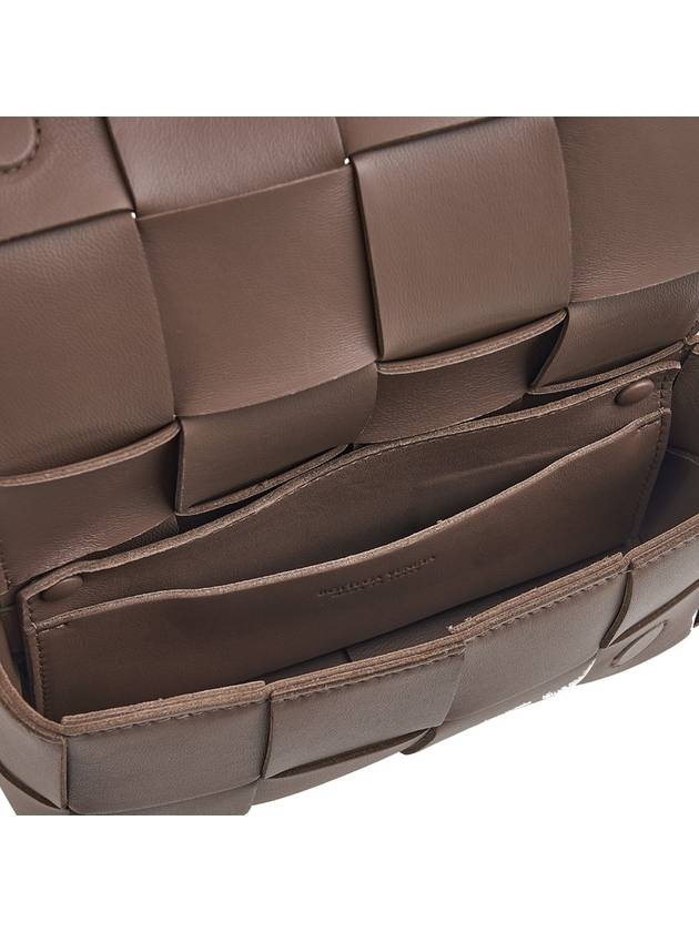 Intrecciato Small Cassette Belt Bag Brown - BOTTEGA VENETA - BALAAN 9