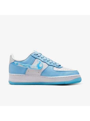 Air Force 1 Low Top Sneakers Celestine Blue - NIKE - BALAAN 1