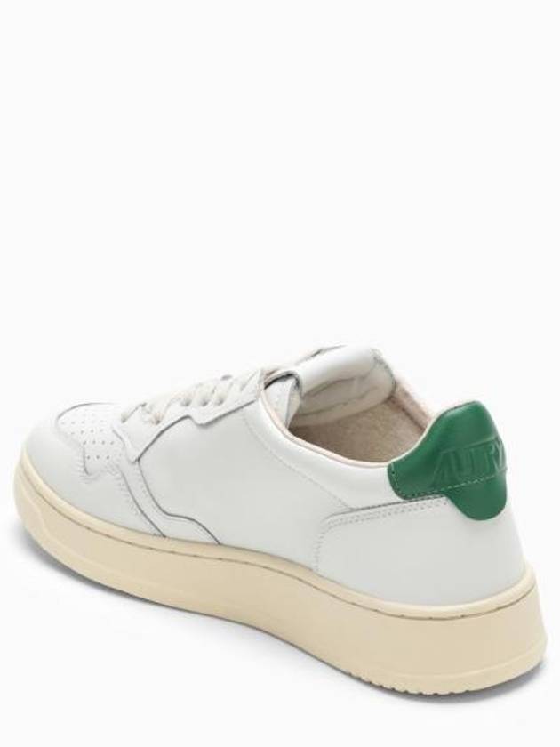 Women's Medalist Suede Lettering Low-Top Sneakers White - AUTRY - BALAAN 5