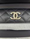 CHANEL gold logo caviar card wallet black AP3978 B16267 94305 - CHANEL - BALAAN