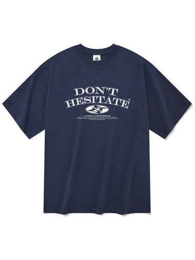 Slogan short sleeve t shirt navy - RADINEO - BALAAN 1