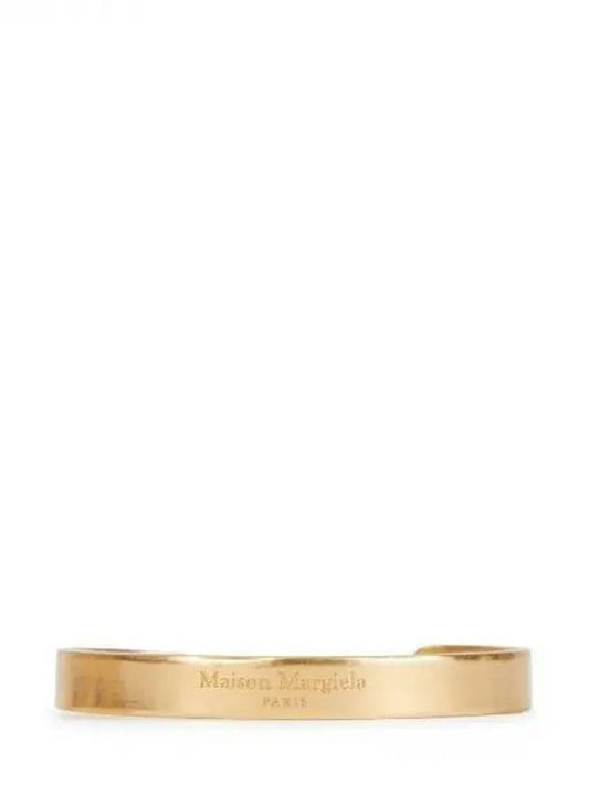 Ingraving Logo Cuff Bracelet Gold - MAISON MARGIELA - BALAAN 2