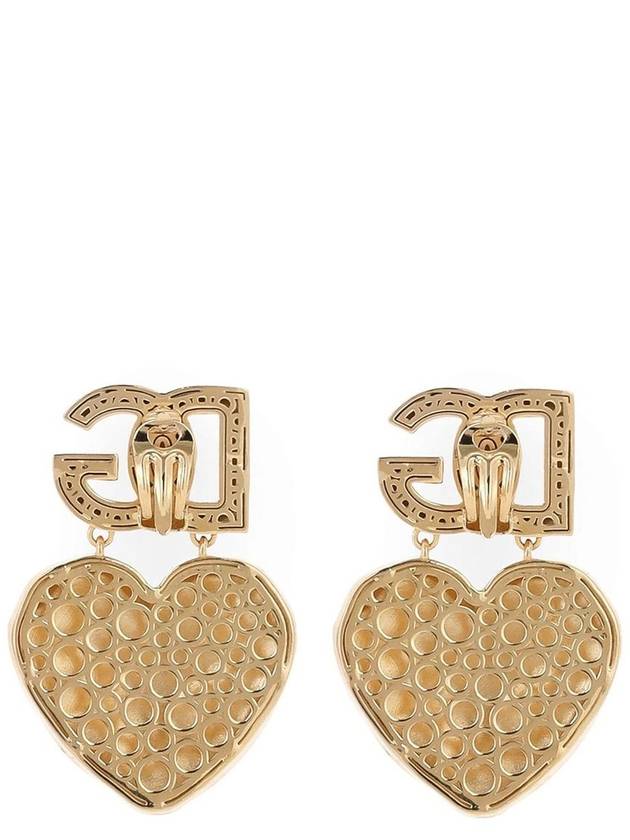 Dolce & Gabbana Heart Logo Earrings - DOLCE&GABBANA - BALAAN 1