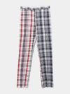 Men's Fun Mix Striped Plaid Low Rise Straight Pants - THOM BROWNE - BALAAN 3