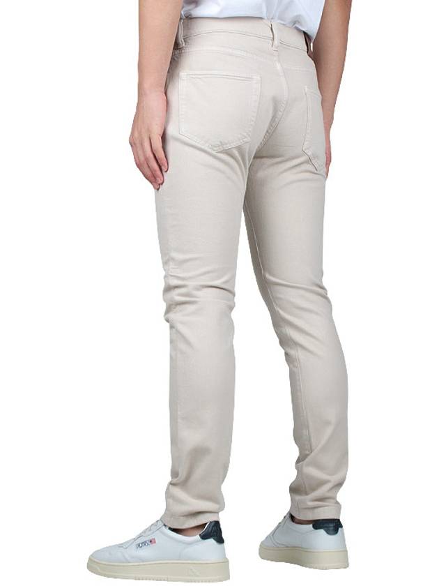 Men's 5 Pocket Straight Pants Ivory - LORO PIANA - BALAAN 5