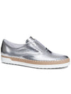 Metallic leather espadrille loafer slip ons - TOD'S - BALAAN 6