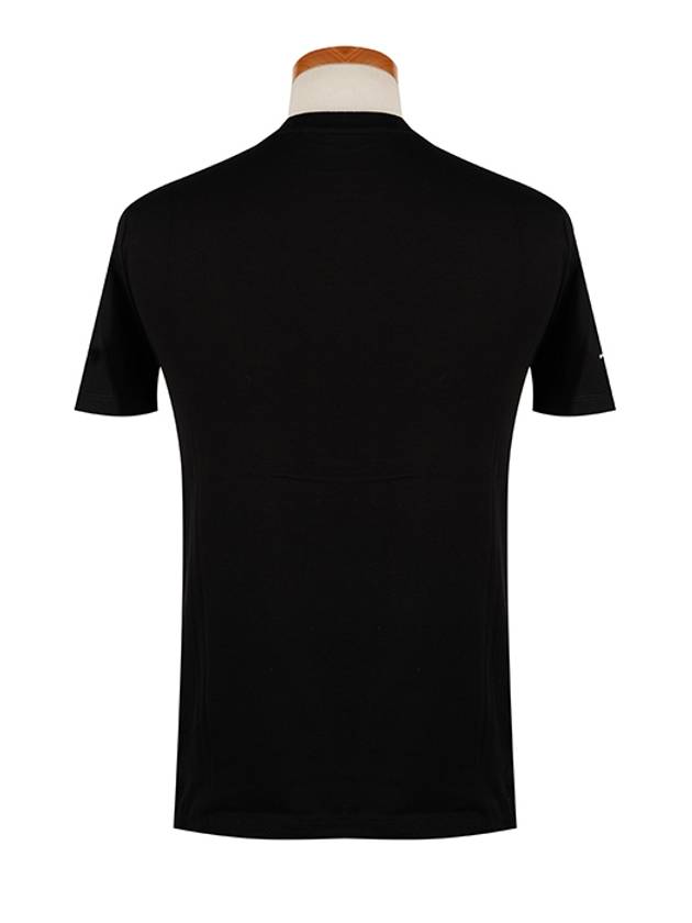 Claudius Print Short Sleeve T-Shirt Black - NEIL BARRETT - BALAAN 4