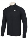 Dri Fit Element Half Zip Running Long Sleeve T-Shirt Black - NIKE - BALAAN 3