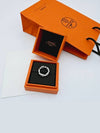 Chandal Ring Silver H109507 - HERMES - BALAAN 7