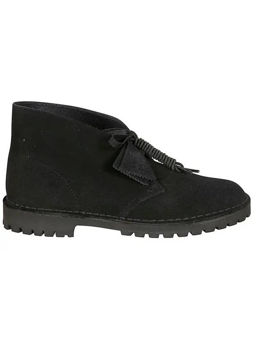 Desert Rock Suede Ankle Boots Black - CLARKS - BALAAN 1