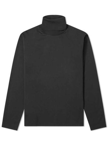 Emilio Roll Neck Long Sleeve Turtleneck Black - ACNE STUDIOS - BALAAN 1