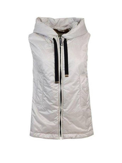 Greengo Water Repellent Padded Vest White - MAX MARA - BALAAN 2