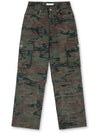 Wide Fit Camo Cargo Pants Khaki - NUAKLE - BALAAN 2