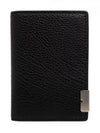 B-Cut Logo Leather Card Wallet Black - BURBERRY - BALAAN 2