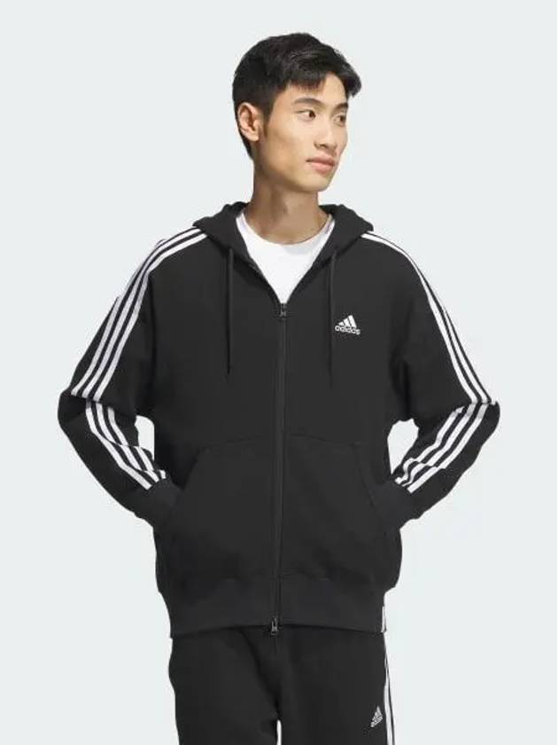 Essential Loose Fit 3S French Terry Full Zip Hoodie Men JF3931 555844 - ADIDAS - BALAAN 1