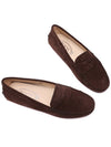 Gommino Suede Driving Shoes Brown - TOD'S - BALAAN 7