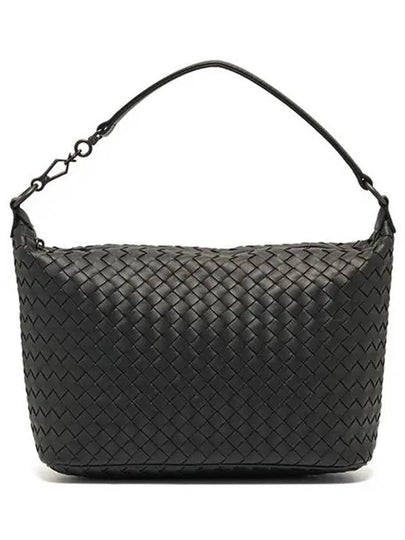 Women's Intrecciato Shoulder Bag Black - BOTTEGA VENETA - BALAAN 2