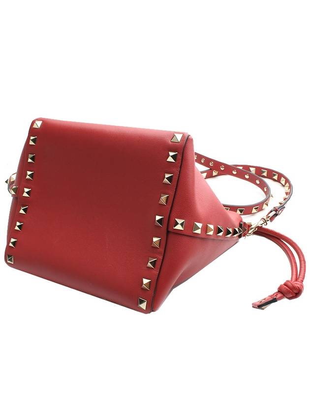 Rockstud Coral Red Mini Crossbody Bag - VALENTINO - BALAAN 4