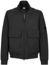 Lens Wappen Shell R Zip-Up Jacket Black - CP COMPANY - BALAAN 2