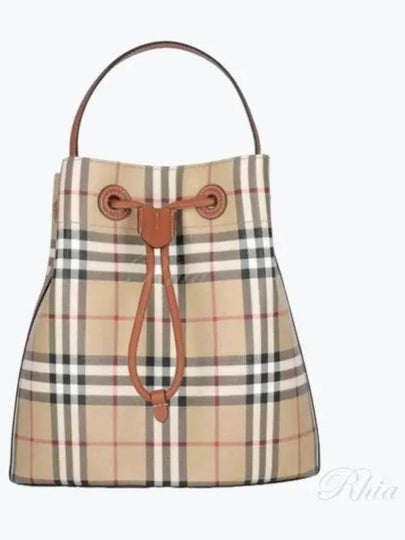 Vintage Check Bucket Bag Beige - BURBERRY - BALAAN 2