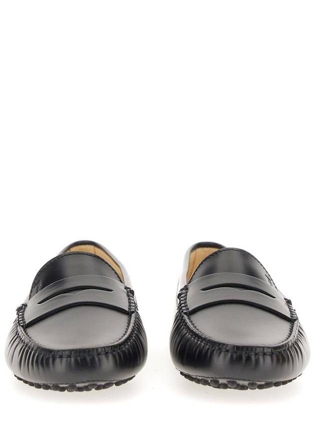 Women's Gommino Leather Driving Shoes Black - TOD'S - BALAAN 5