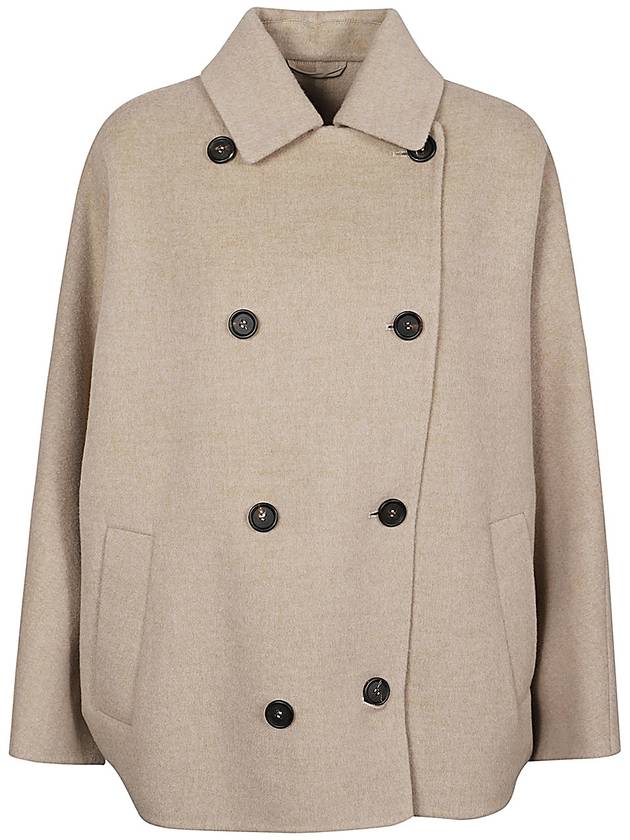 Brunello Cucinelli Coats Beige - BRUNELLO CUCINELLI - BALAAN 1