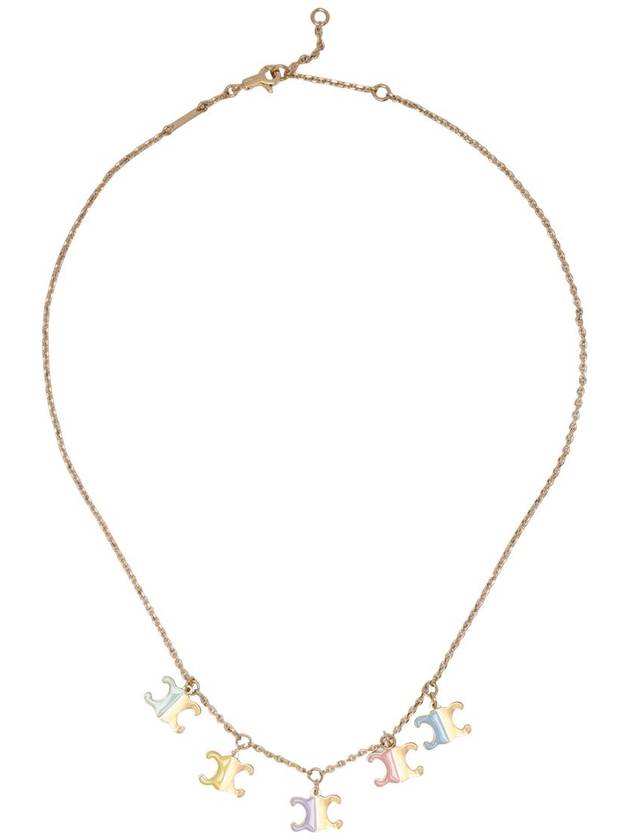 Charm Triomphe Necklace Gold - CELINE - BALAAN 1