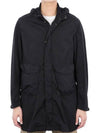 Stretch Goggles Hooded Jacket Black - CP COMPANY - BALAAN 2