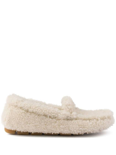 Shearling Driving Shoes Ivory - PRADA - BALAAN 2