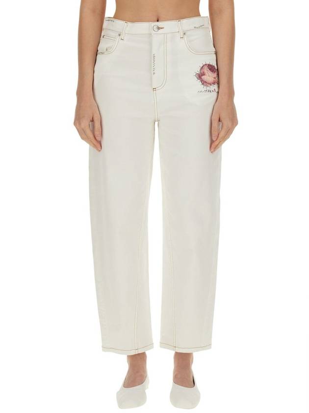 Straight Pants LILY WHITE - MARNI - BALAAN 2