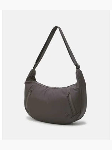 DUALIS Big Hobo Bag Brown SP323DBG73 - DESCENTE - BALAAN 1