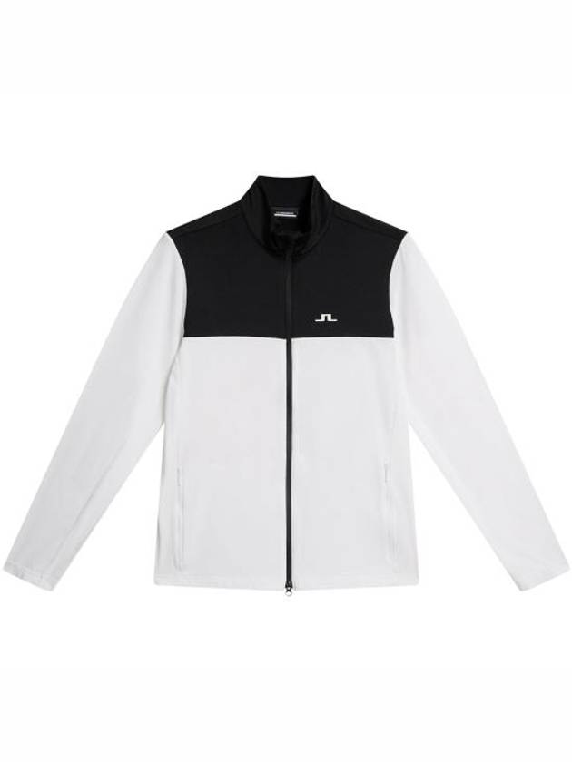 Banks Mid Layer Zip-Up Jacket White - J.LINDEBERG - BALAAN 2