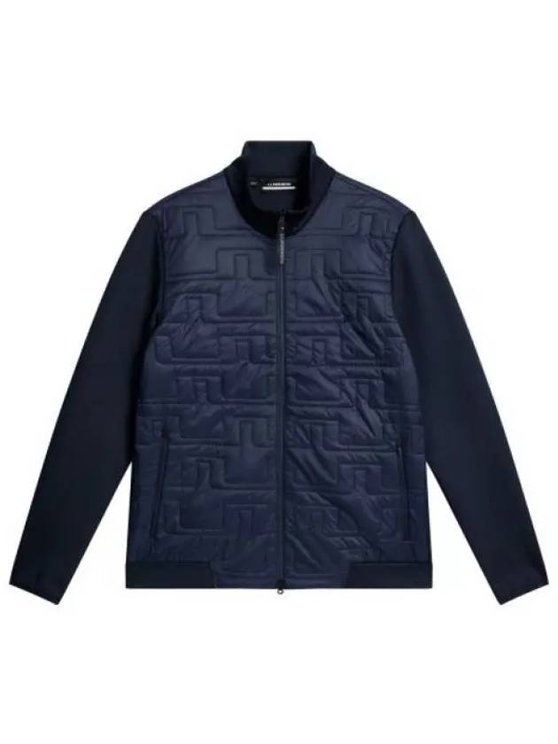 Men's Quilt Hybrid Jacket Navy - J.LINDEBERG - BALAAN 2